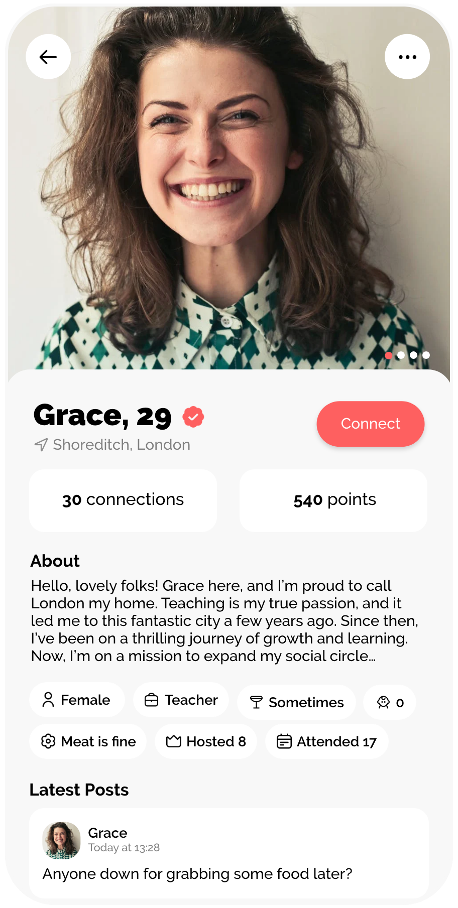 Socially App Profile